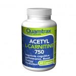 Foto Acetyl L-Carnitine 750 - 60 capsulas Quamtrax Naturals