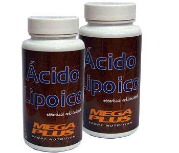 Foto Acido Lipoico - Mega Plus - 2 Botes De 60 Cápsulas - Antioxidante