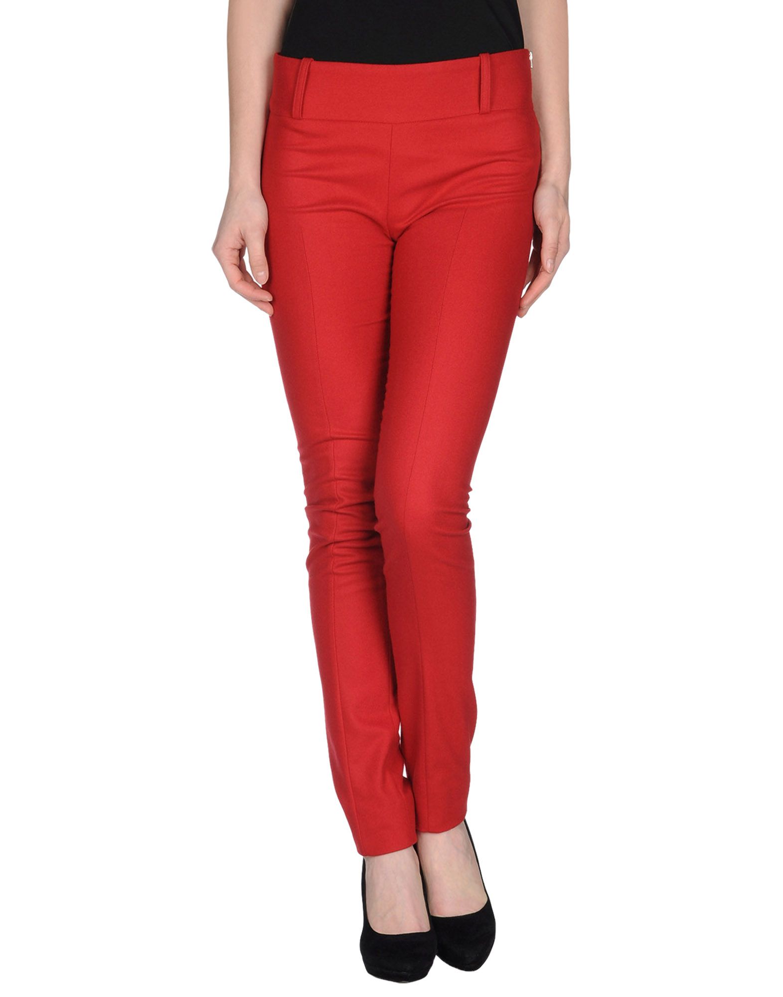 Foto Acne Pantalones Mujer Rojo