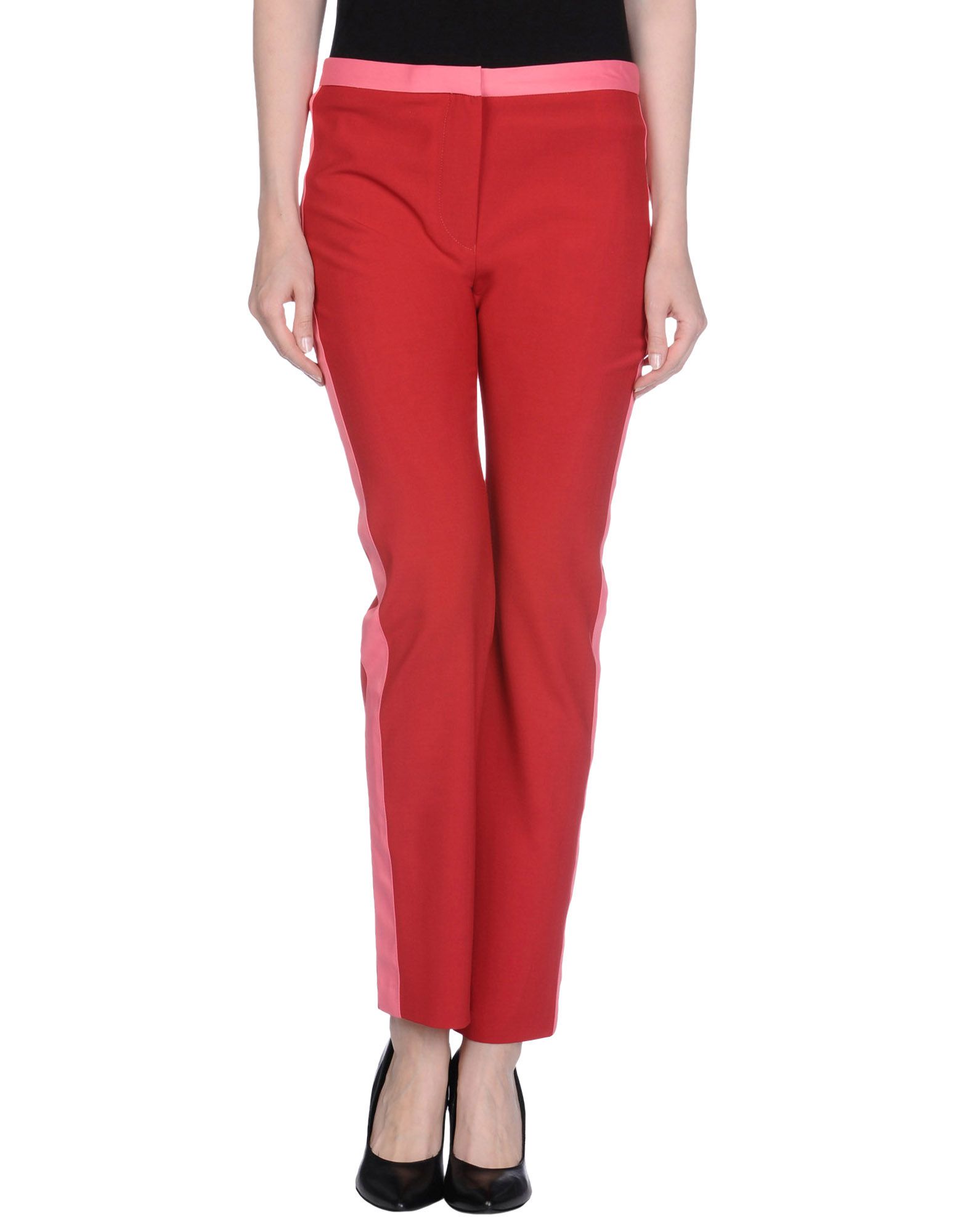 Foto Acne Pantalones Mujer Rojo