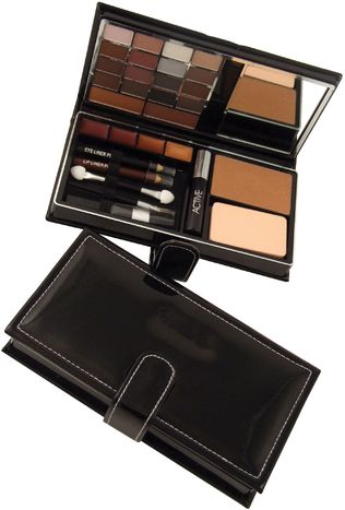 Foto Active Glamour Beauty Central Purse - 16 Eyeshadows + 2 Blushers + Com