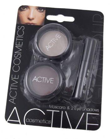 Foto Active Glamour Cosmetics Set Mascara + 2 Eye Shadows