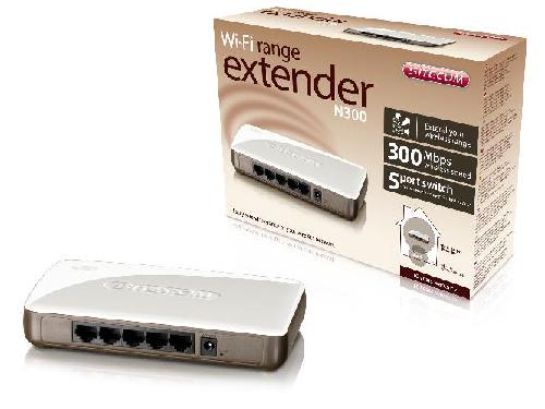 Foto Adap. de red Sitecom wi-fi range extender n300 5p [WLX-2001] [8716502