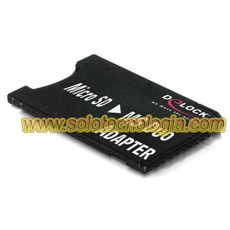 Foto Adaptador MicroSD Memory Stick Duo/Pro Duo Delock