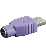 Foto Adaptador PS2 A USB (usba-m A Minidin6-h)