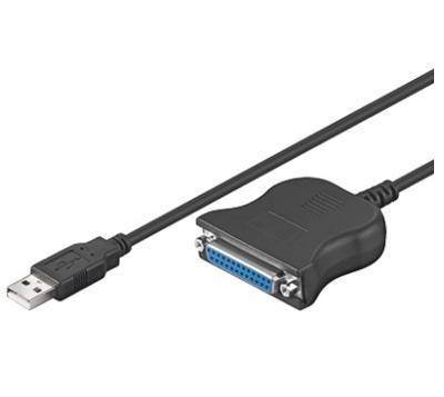 Foto Adaptador USB a Puerto Paralelo DB25