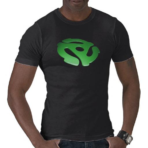 Foto Adaptador verde de 3D 45 RPM Camiseta