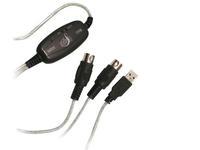Foto Adapter LogiLink USB 2.0 > Midi In-Out 2.0m