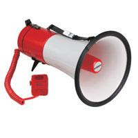 Foto Adastra Heavy Duty Megaphone With Siren And Hand-Held Microphone, 20W