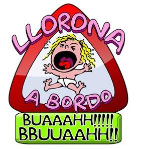 Foto Adhesivo llorona a bordo