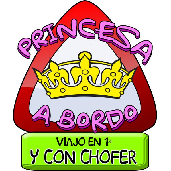 Foto Adhesivo princesa a bordo