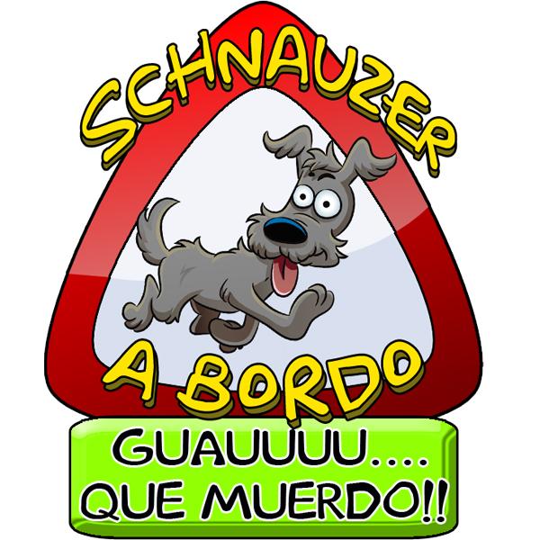 Foto Adhesivo schnauzer a bordo