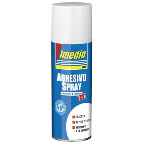 Foto Adhesivo Spray Imedio Reposicionable, 200 ml.