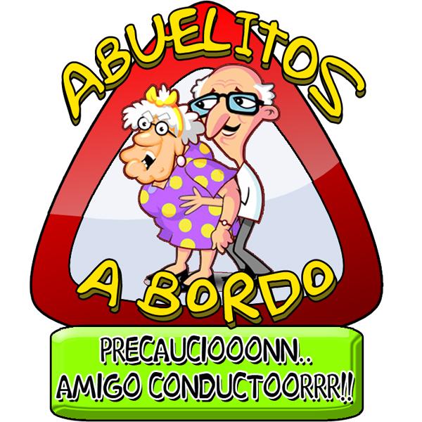 Foto Adhesivos abuelitos a bordo