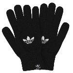 Foto adi o58910 - guantes de lana ac gloves negroblanco trebol bordado.