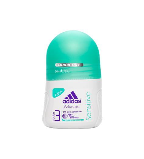 Foto Adidas Action 3 Woman Sensitive Deo Roll-on 50 Ml