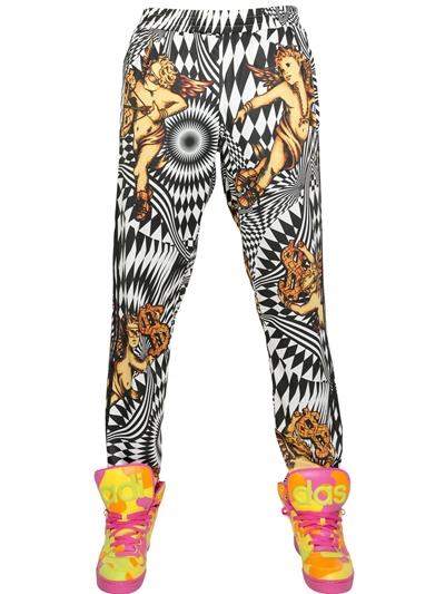 Foto adidas by jeremy scott angel printed acetate track trousers