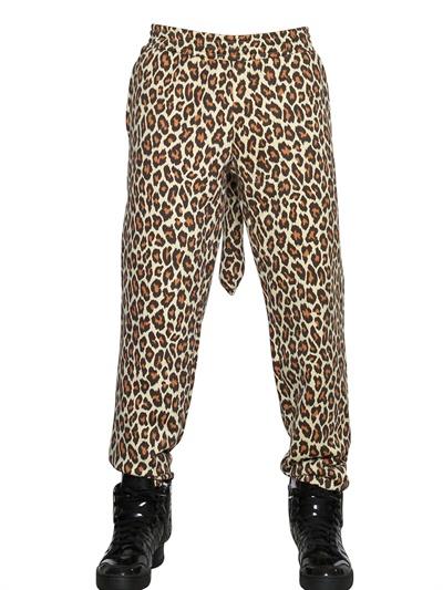 Foto adidas by jeremy scott pantalones de felpa estampado leopardo dentado
