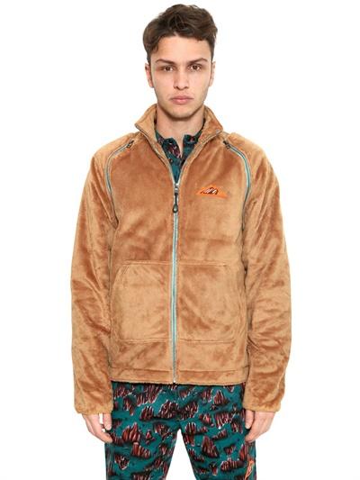 Foto adidas by opening ceremony chaqueta de piel falsa mangas zip off