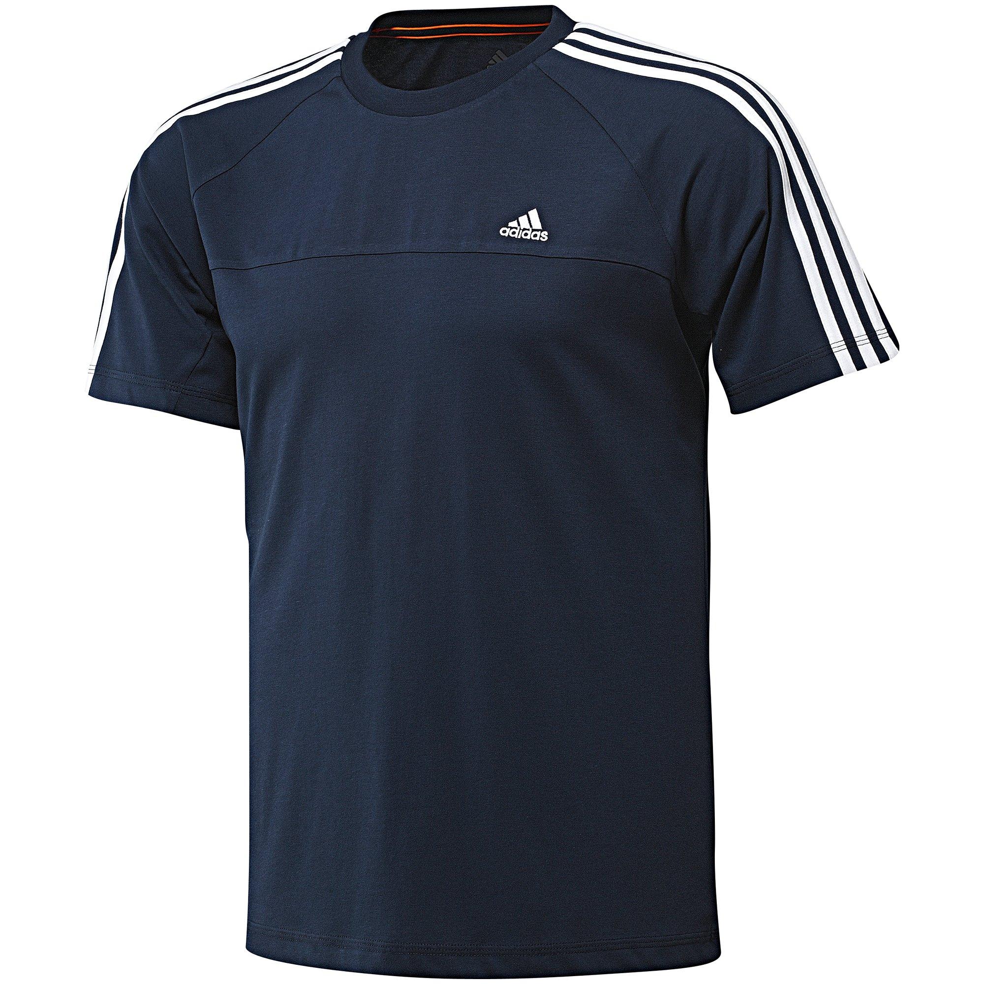 Foto adidas camiseta cuello redondo Essentials 3-Stripes Hombr