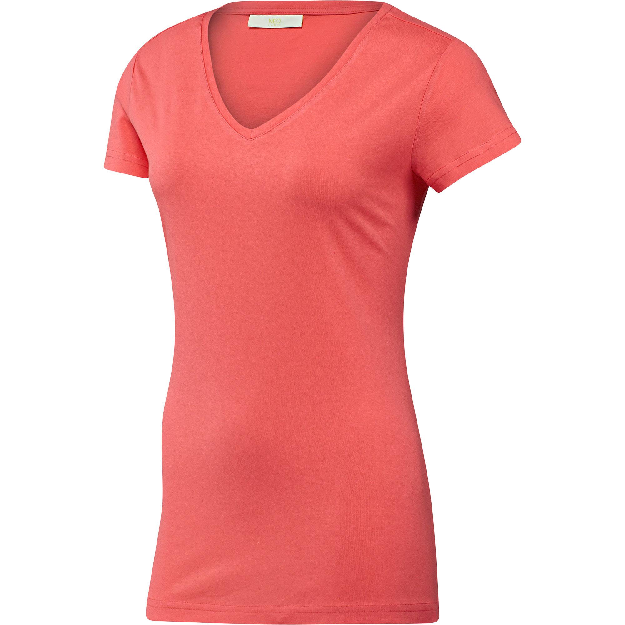 Foto adidas Camiseta de cuello de pico Fashion Basics Mujer