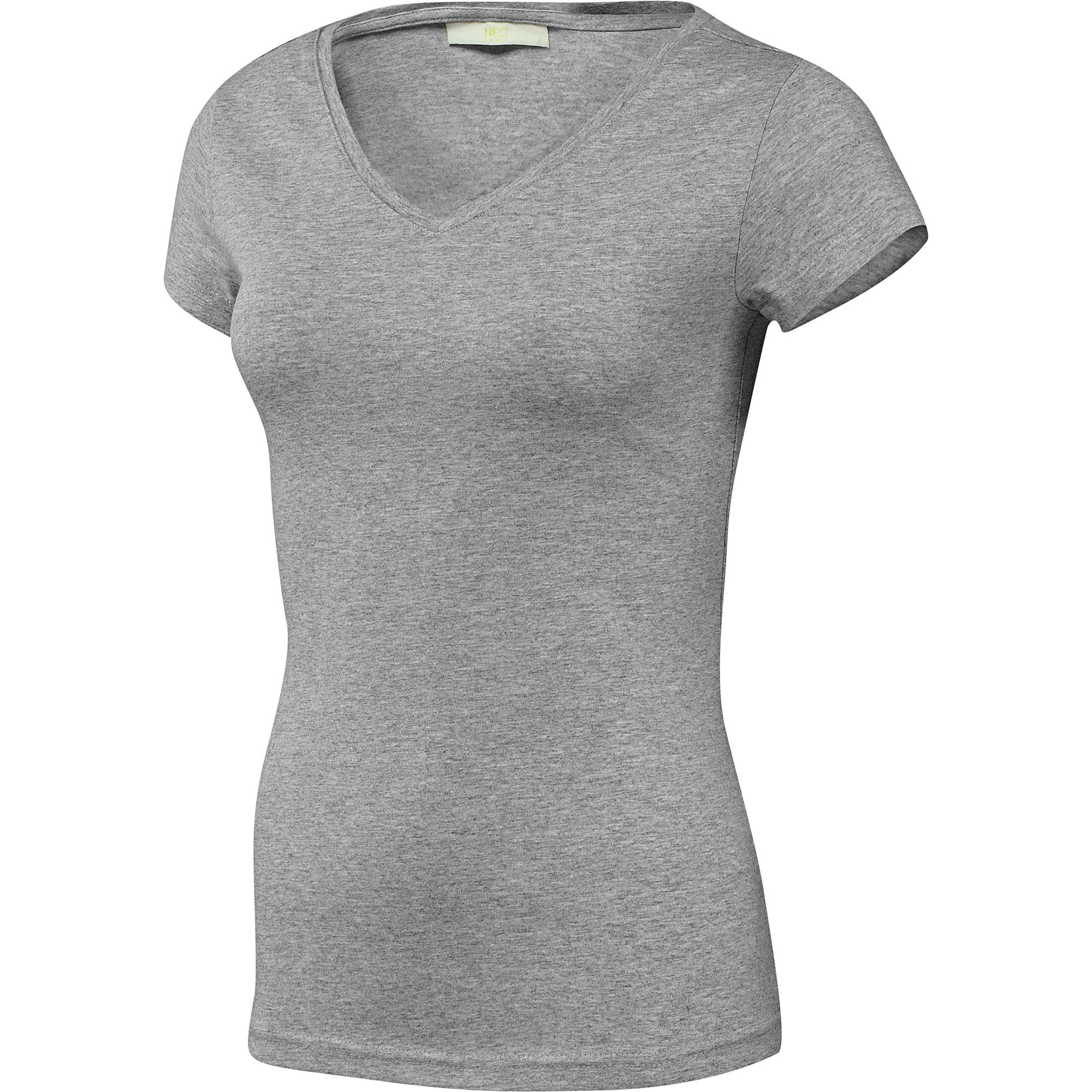 Foto adidas Camiseta de cuello de pico Fashion Basics Mujer