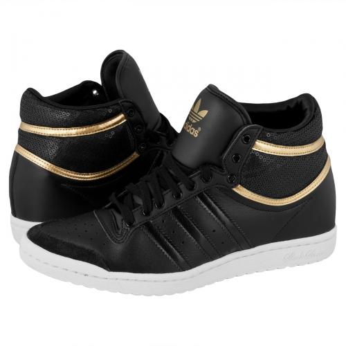 Foto Adidas camiseta Ten Hi Sleek Heel zapatos negro/ Meatllic dorado