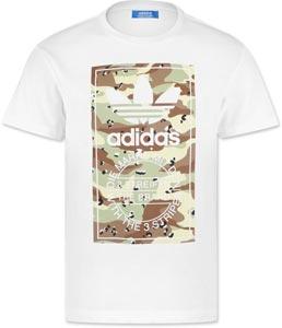 Foto Adidas Camo Label camiseta blanco S