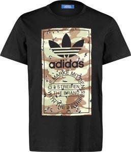 Foto Adidas Camo Label camiseta negro XXL