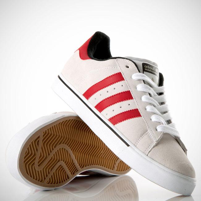 Foto Adidas Campus Vulc Run White/universe Red/black