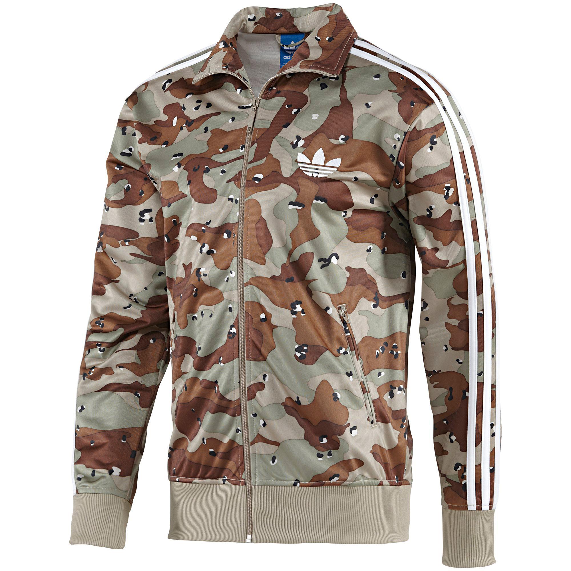 Foto adidas chaqueta de chándal adi Camo Firebird Hombre