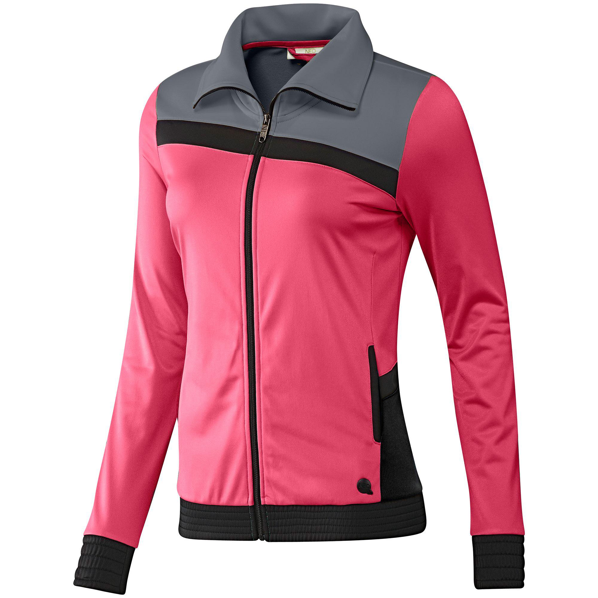 Foto adidas Chaqueta de chándal con bloques de color Mujer