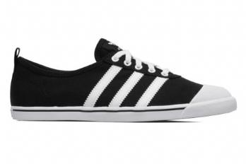 Foto ADIDAS COURT STAR SLIM PLIMSOPE NEGRAS - Camisetas - Adidas - Tallas: 36,37,38,39,