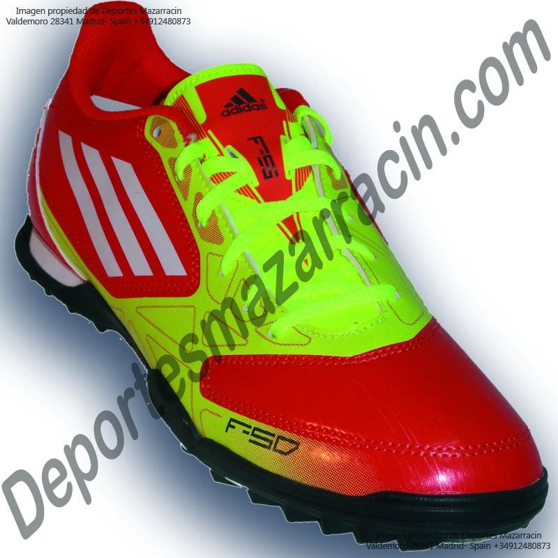 Foto Adidas f5 leo messi zapatilla futbol calle infantil roja diciembre