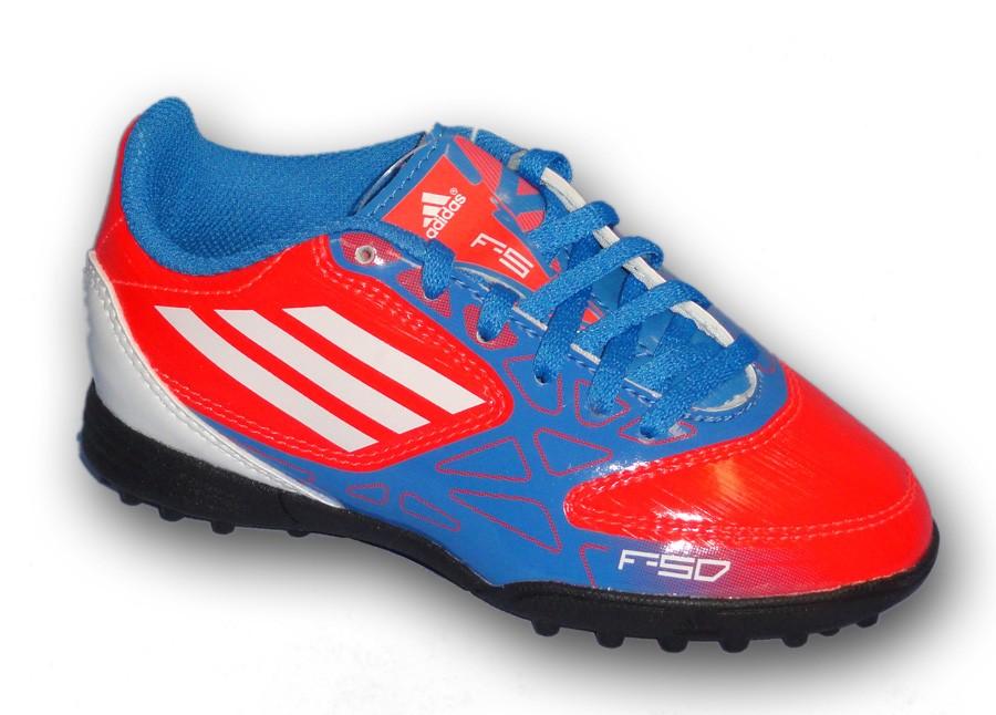 Foto Adidas f50-f5 azul rojo eurocopa 2012 benzema zapatilla futbol calle
