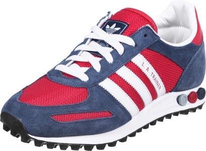 Foto Adidas La Trainer Textile calzado rojo azul blanco 47 1/3 EU 12,0 UK