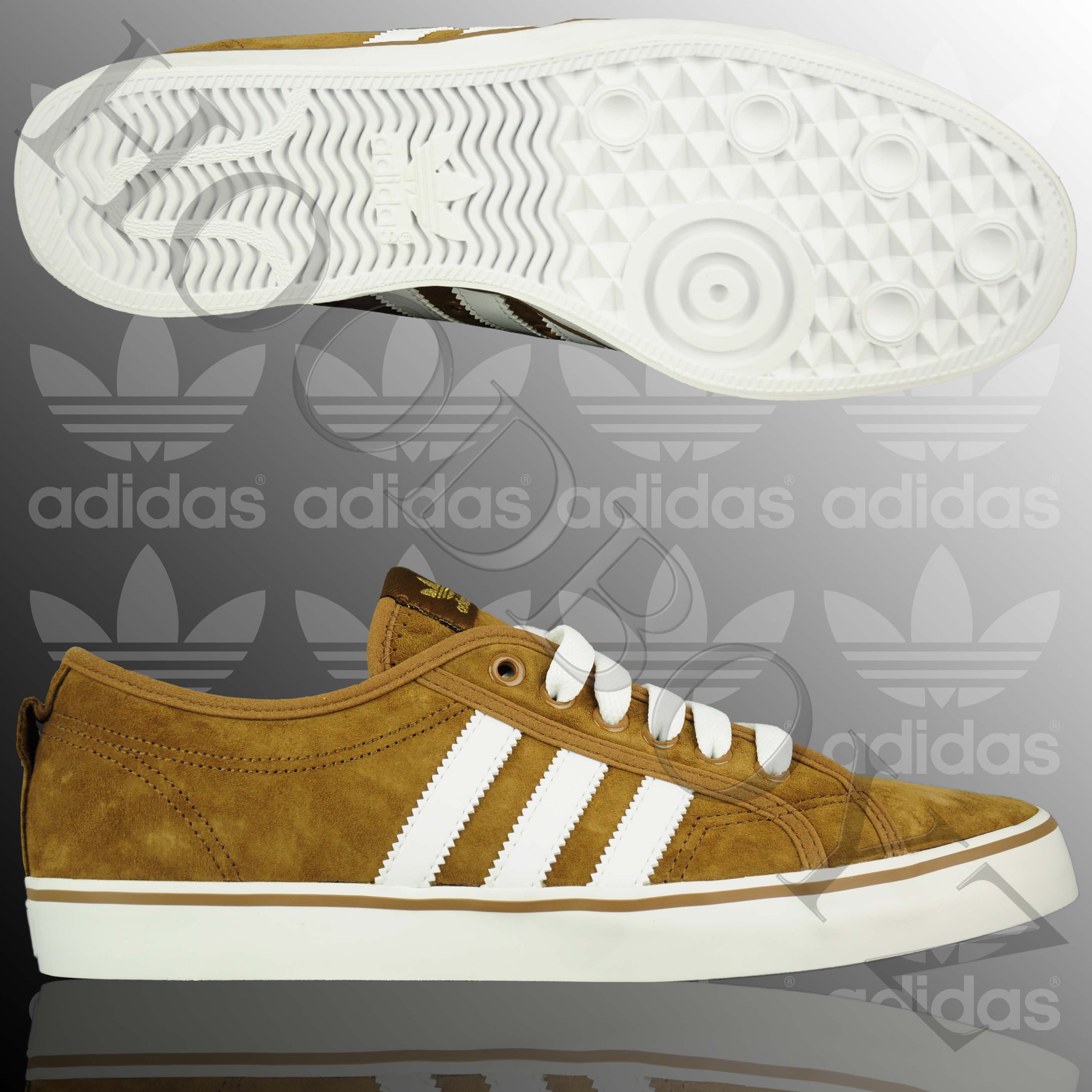 Foto Adidas Nizza Lo Cl La Zapatilla De Deporte Bajo Marrón Blanco