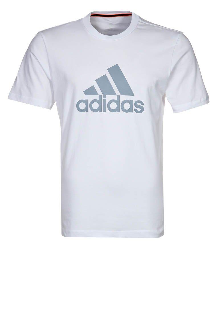 Foto Adidas Performance Ess Logo Tee Camiseta Print Blanco XXL