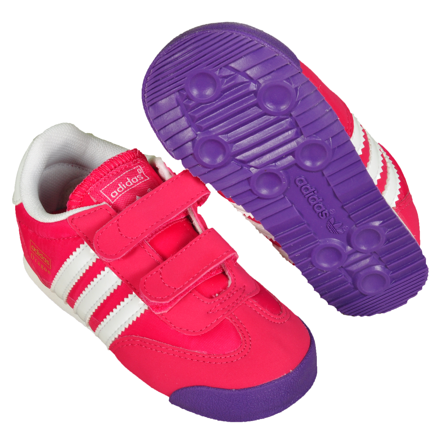 Foto Adidas Shoe Dragon Cf 1 Zapatos De Bebé Rosa Púrpura