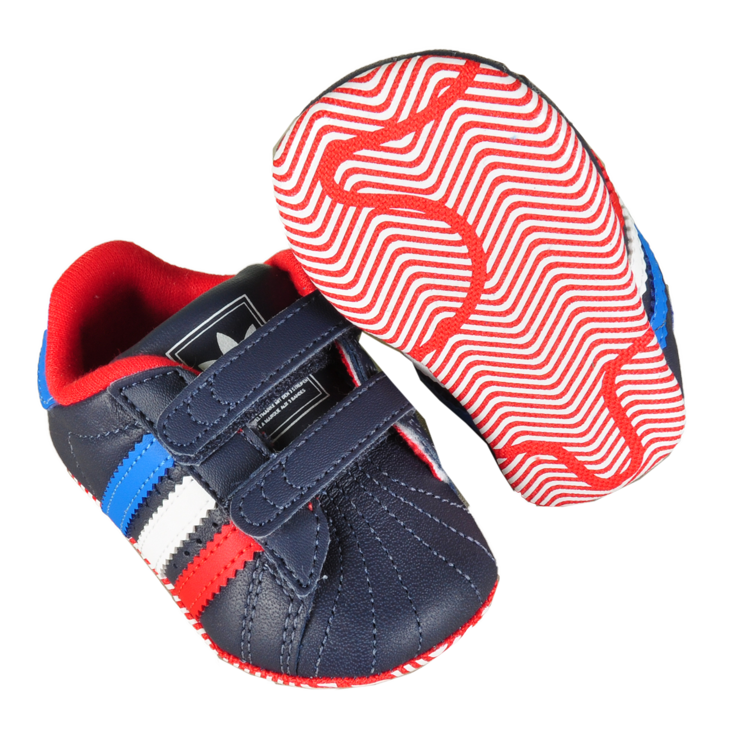 Foto Adidas Shoe Superstar 2 Cf Crib Zapatos De Bebé De Color Azul Oscur...