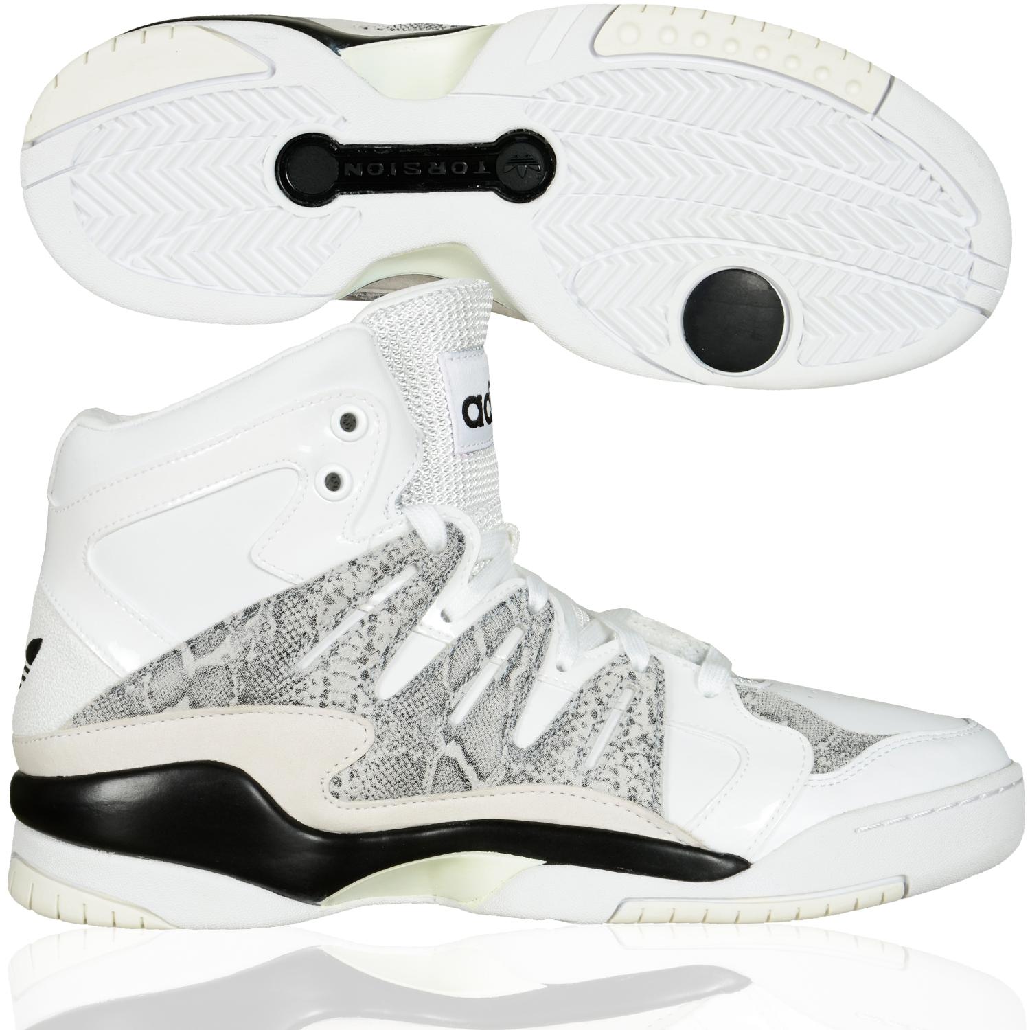 Foto Adidas Shoe Torsion Attitude La Zapatilla De Deporte De Alta Blanco...