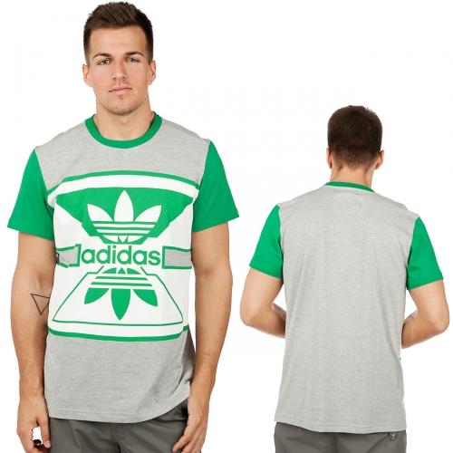 Foto Adidas Sport Arch camiseta Fairway/Medium gris Heather talla XL