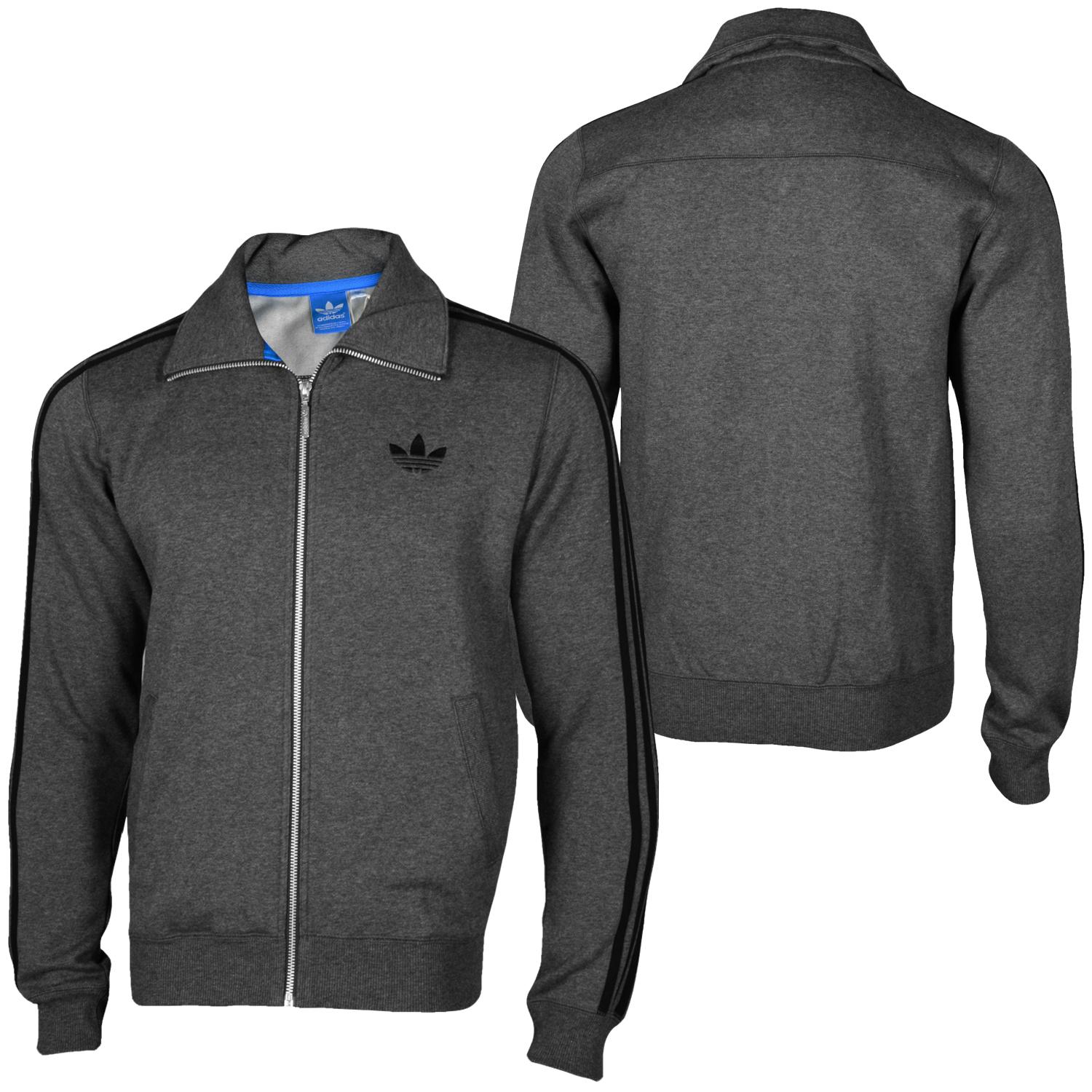 Foto Adidas Sport Beckenbauer Chaquetas De Deporte Gris Oscuro