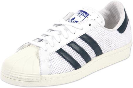 Foto Adidas Superstar 80s calzado blanco azul 44,0 EU 9,5 UK