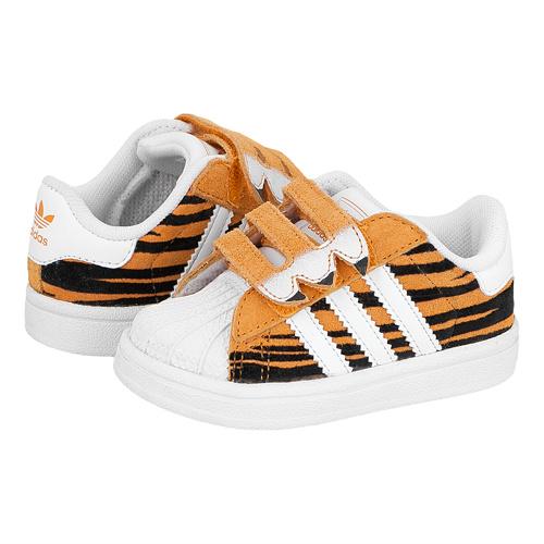 Foto Adidas Superstar Tiger CF I Kids Shoes Joy Orange/Running White/Black