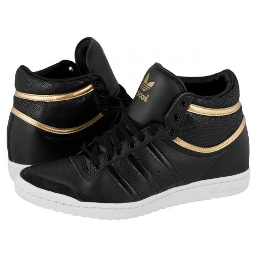 Foto Adidas Top Ten Hi Sleek Heel Shoes negro/ Meatllic dorado talla 40