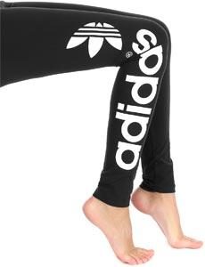 Foto Adidas Trefoil W leggings negro blanco 32