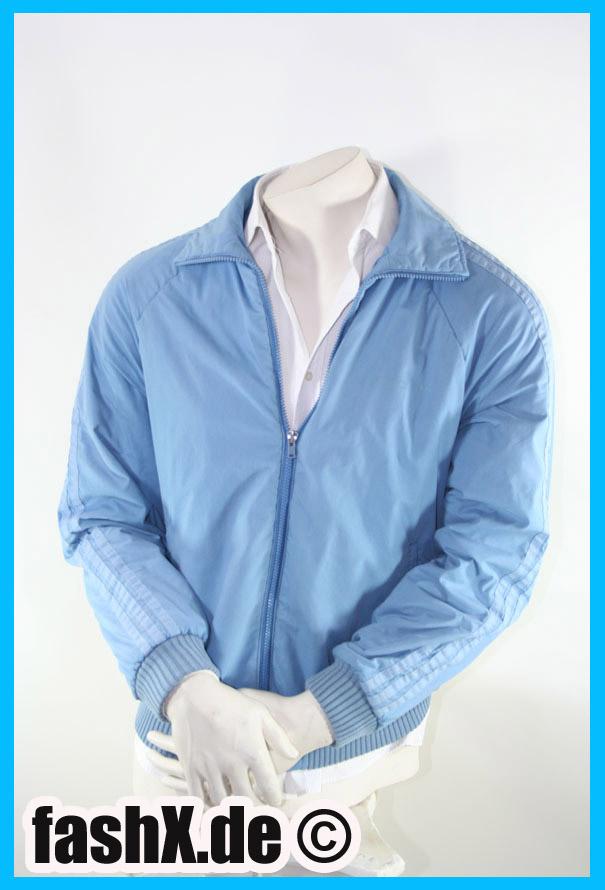 Foto Adidas Vintage Jacke Hell Blau 80iger Jahre Größe M