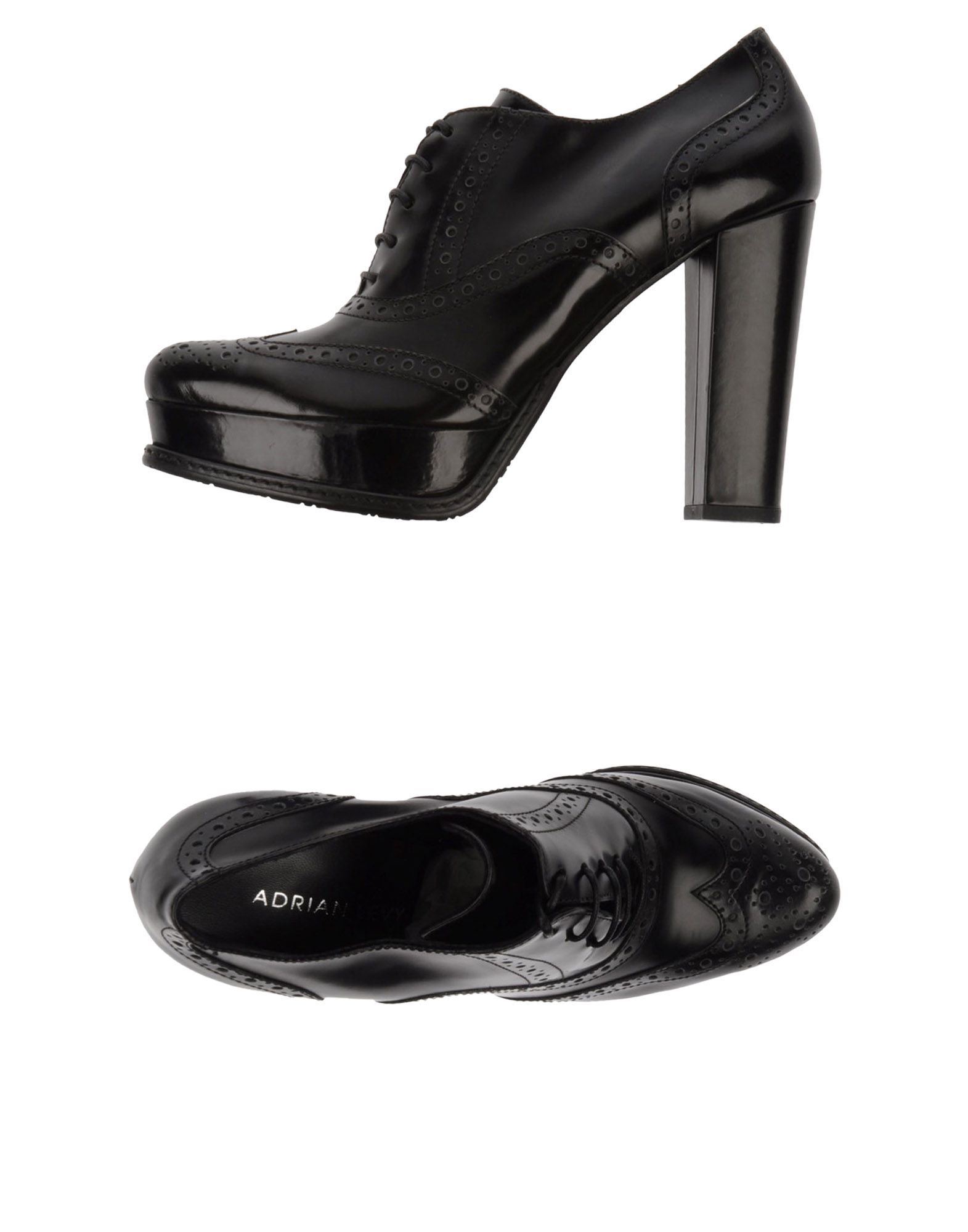 Foto Adrian Levy Zapatos De Cordones Mujer Negro
