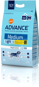 Foto Advance dog medium light chicken & rice 7,5 kilos